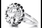 Ring Vintage style Setting Sterling silver 925 vrc035s