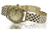 Gelb 14k gold Rolex-Stil Geneve Dame 0.25ct Diamant-Uhr lwd078ydyz&lbw004y