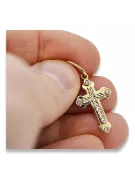 Gold Orthodoxe Kreuz ★ russiangold.com ★ Gold 585 333 Niedriger Preis