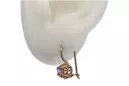 Zeitlose Vintage-Amethyst Ohrringe aus 14k Roségold  vec145