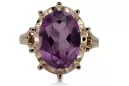 Russische Sowjetrose 14k 585 gold Alexandrite Ruby Emerald Saphir Zircon Ring vrc189