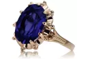 Russische Sowjetrose 14k 585 gold Alexandrite Ruby Emerald Saphir Zircon Ring vrc189