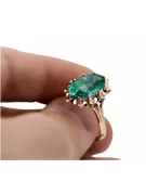 Russe soviétique rose 14k 585 or Alexandrite Rubis Émeraude Saphir Zircon bague vrc084