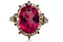 Russe soviétique rose 14k 585 or Alexandrite Rubis Émeraude Saphir Zircon bague vrc084