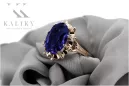 Russe soviétique rose 14k 585 or Alexandrite Rubis Émeraude Saphir Zircon bague vrc084