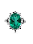 Rose soviétique russe 14k 585 or Alexandrite Ruby Emerald Sapphire Zircon ring vrc014