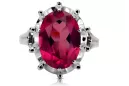 Ruso soviético rosa 14k 585 oro Alexandrite Ruby Esmeralda zafiro anillo Zircon vrc014