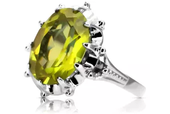 Argent 925 Peridot ring vrc079s Vintage