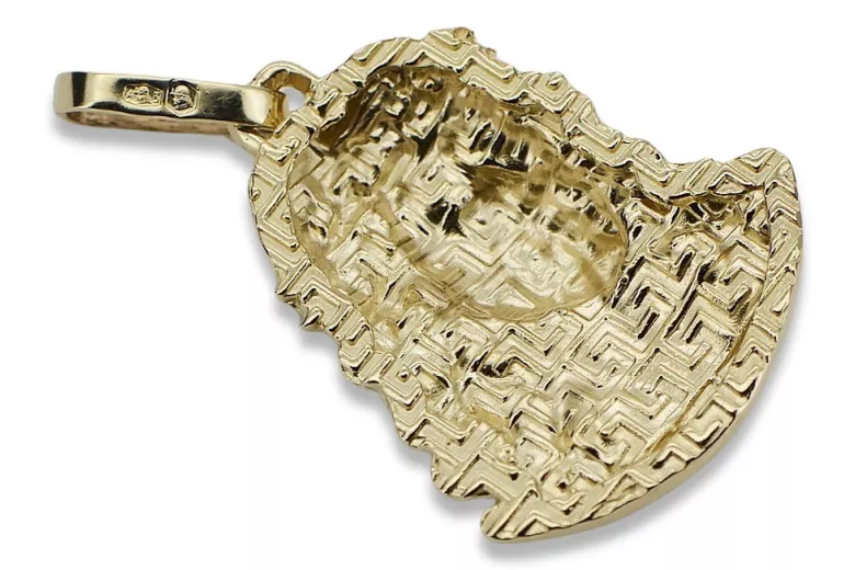 Jezus medallion ікона підвіска ★ Zlotychlopak.pl ★ Gold 585 333 Низька ціна