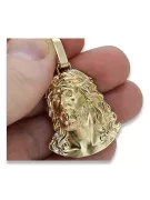 Colgante con icono de medallón de Jesús ★ https://zlotychlopak.pl/es/ ★ Oro 585 333 precio bajo