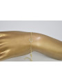 Italienisches gelb 14k Gold Lady Circle Armband Celeblity cbc004y