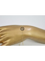 Italienisches gelb 14 Karat Gold Celebrity Leg Armband cbc005