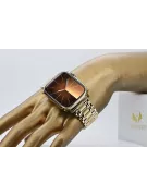 O brăţară de aur galben de 14 carate cu ceasul Apple