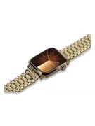 Желтый 14k золотой человек Apple часы браслет mbw012apple