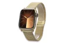 Жълта 14картна златна браслет за часовник "Епъл
