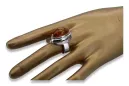 Руска роза съветски розов СССР червен 585 583 златен кехлибар пръстен vrab004