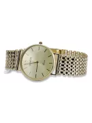 Gold men's watch Geneve ★ zlotychlopak.pl ★ Gold purity 585 333 Low Price!