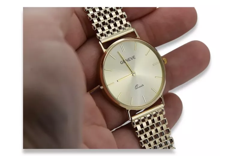 Montre homme en or Genève ★ zlotychlopak.pl ★ Pureté de l’or 585 333 Prix bas!