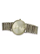 Gold men's watch Geneve ★ zlotychlopak.pl ★ Gold purity 585 333 Low Price!