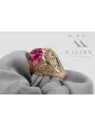 Russische Sowjetrose 14k 585 gold Alexandrite Ruby Emerald Saphir Zircon Ring vrc189