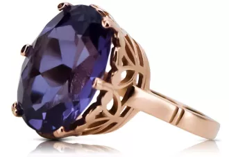 copy of Розовое 14k золото 585 Alexandrite Ring vrc079 Винтаж