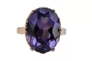 Russe rose soviétique 14k 585 or Alexandrite Ruby Emerald Sapphire Zircon ring vrc189