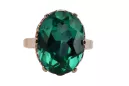 Russe rose soviétique 14k 585 or Alexandrite Ruby Emerald Sapphire Zircon ring vrc189