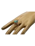 Russe rose soviétique 14k 585 or Alexandrite Ruby Emerald Sapphire Zircon ring vrc189