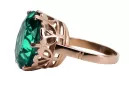 Russian Soviet rose 14k 585 gold Alexandrite Ruby Emerald Sapphire Zircon ring  vrc084