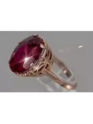 Russe soviétique rose 14k 585 or Alexandrite Rubis Émeraude Saphir Zircon bague vrc084