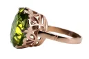 Russische sowjetische Rose 14k 585 Gold Alexandrit Rubin Smaragd Saphir Zirkon Ring vrc084