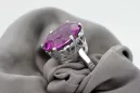 Russe rose soviétique 14k 585 or Alexandrite Ruby Emerald Sapphire Zircon ring vrc014