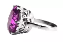 Ruso soviético rosa 14k 585 oro Alexandrite Ruby Esmeralda zafiro anillo Zircon vrc014