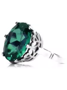 Rose soviétique russe 14k 585 or Alexandrite Ruby Emerald Sapphire Zircon ring vrc014