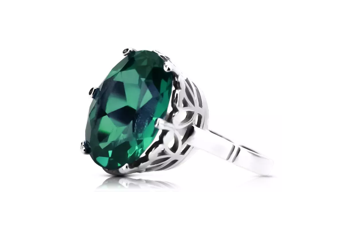 Rose soviétique russe 14k 585 or Alexandrite Ruby Emerald Sapphire Zircon ring vrc014