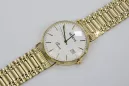 Gold men's watch Geneve ★ zlotychlopak.pl ★ Gold purity 585 333 Low Price!