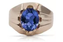 Rose soviétique russe 14k 585 or Alexandrite Ruby Emerald Sapphire Zircon ring vrc016