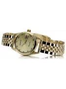 Gold men's watch Geneve ★ zlotychlopak.pl ★ Gold purity 585 333 Low Price!