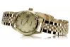 Yellow 14k 585 gold Lady wrist watch Geneve lw020ydyz&lbw008y