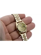 Gold men's watch Geneve ★ zlotychlopak.pl ★ Gold purity 585 333 Low Price!