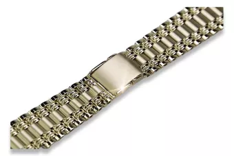 Bracelet montre d’homme jaune italien 14 carats mbw006y