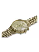 Gold men's watch Geneve ★ zlotychlopak.pl ★ Gold purity 585 333 Low Price!