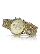 Jaune 14k 585 or Montre Genève homme mw005ydg&mbw006y18cm