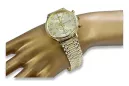 Yellow 14k 585 gold men's Geneve watch mw005ydg&mbw006y18cm