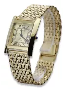 Goldene Herrenuhr Geneve ★ zlotychlopak.pl ★ Gold Reinheit 585 333 Niedriger Preis!