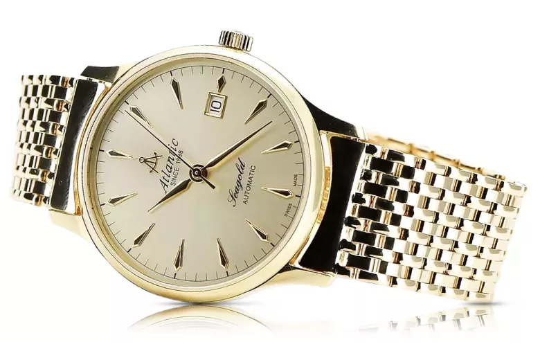 Montre hommes d'or Geneve ★ https://zlotychlopak.pl/fr/ ★ Pureté d'or 585 333 Low Price!