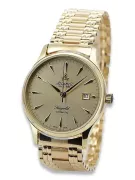 Gold men's watch Geneve ★ zlotychlopak.pl ★ Gold purity 585 333 Low Price!