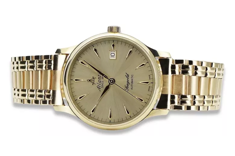 Montre hommes d'or Geneve ★ https://zlotychlopak.pl/fr/ ★ Pureté d'or 585 333 Low Price!