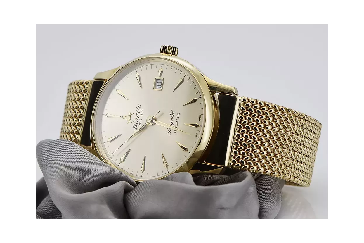 Reloj para hombres de oro Geneve ★ https://zlotychlopak.pl/es/ ★ Pureza de oro 585 333 Precio bajo!