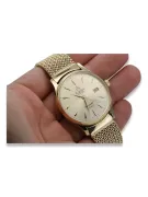 Gold men's watch Geneve ★ zlotychlopak.pl ★ Gold purity 585 333 Low Price!